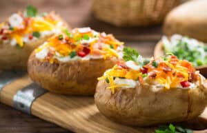 IQF Shredded Red Cheddar Cheese - Jacket Potatoes